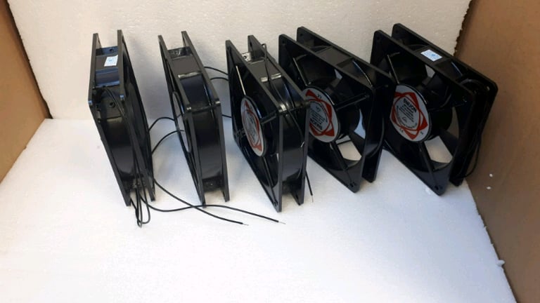 image for 5 x Fridge freezer fan motor 120x120x25mm