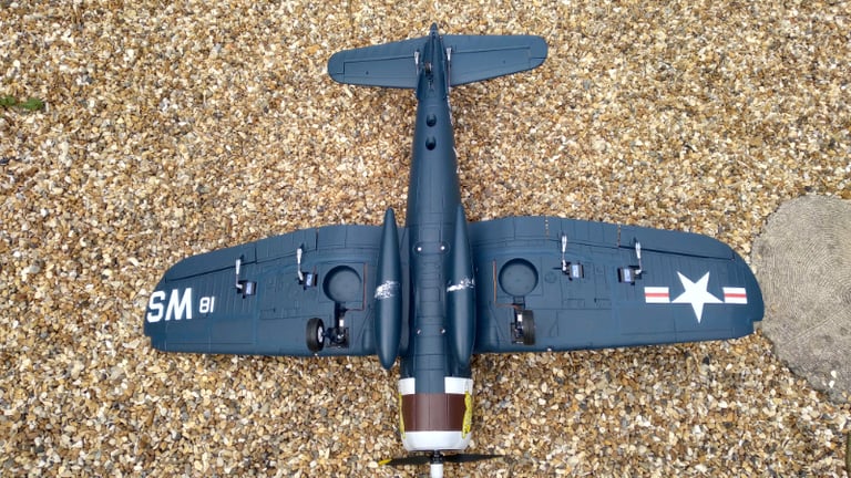 Rc Airplane F4U Corsair Arrows PNP with Retracts (1100mm)