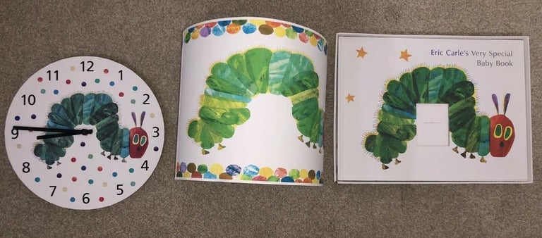 Eric Carle Lampshade Clock Special Baby Book And Money Box