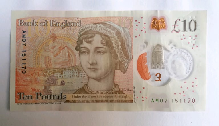 LUCKY £10 AM07 151170 TEN POUND NOTE Birthday or Anniversary 15.11.70 - DATED 15th November 1970 