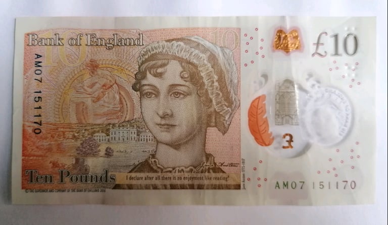 LUCKY £10 AM07 151170 TEN POUND NOTE Birthday or Anniversary 15.11.70 - DATED 15th November 1970 
