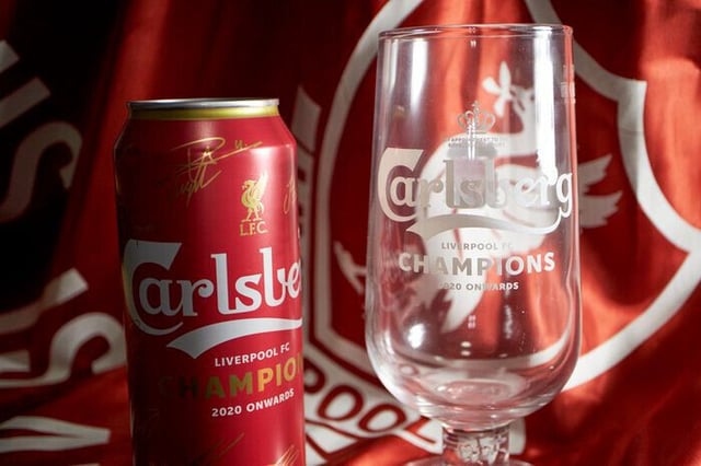 Carlsberg lfc hot sale champions glass