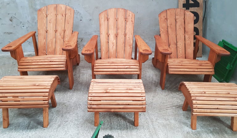 Reclining Adirondack chairs 