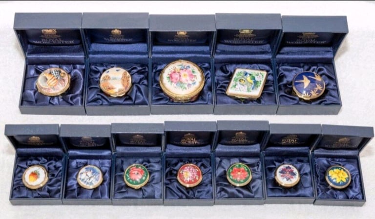 Royal Worcester Pill Box Collection. 