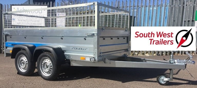 image for Brand New 8'x4' Twin Axle Trailer with removable mesh sides. 850mm deep inc mesh sides.