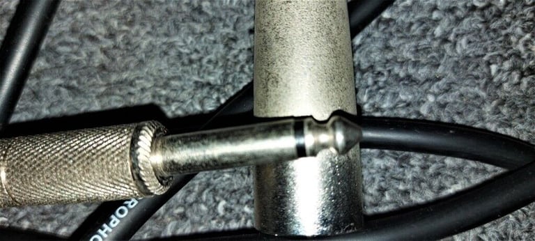 Microphone Cable Quarter Inch Jack To XLR [5- 6m] 