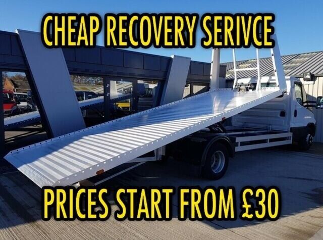 24/7 CHEAP CAR VAN RECOVERY VEHICLE BREAKDOWN TOW TRUCK TOWING TRANSPORT JUMP START SERVICE LONDON