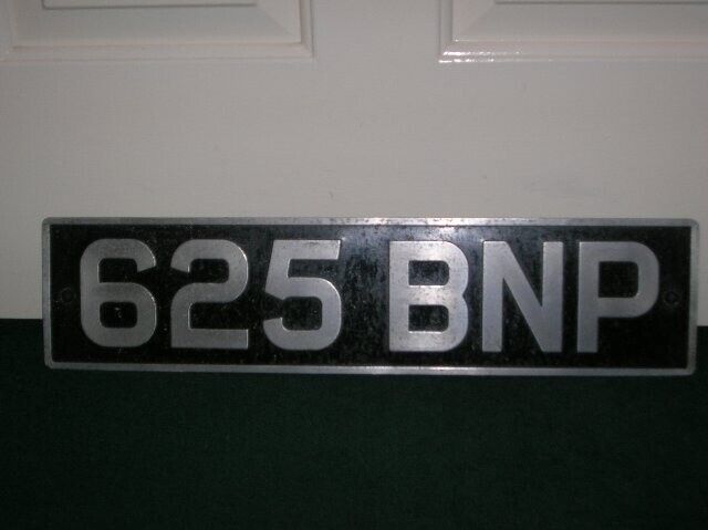 625 BNP Registration number for sale