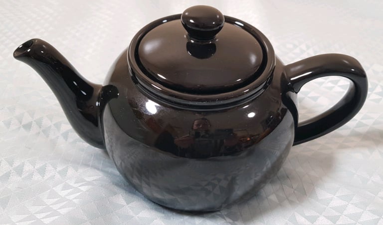 image for Ceramic Teapot 2 cups in black