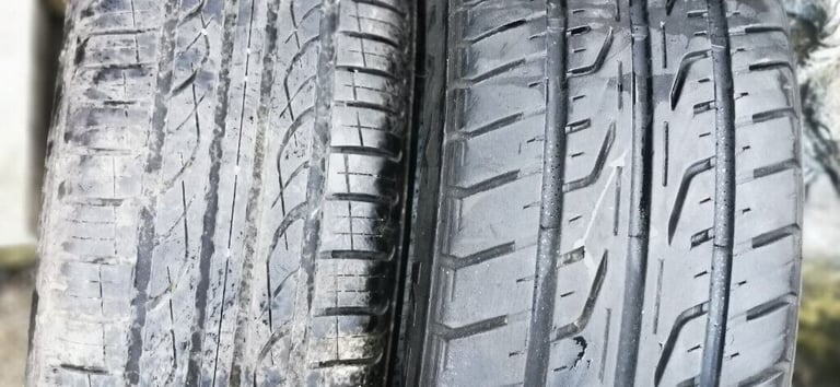 Pair of 185/60/14 tyres