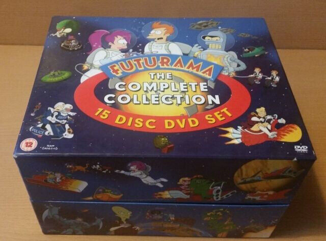 film fella-Futurama The Complete Collection 15 Disc DVD Set Seasons 1 2 3 4
