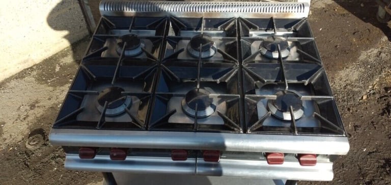 Catering equipment commercial gas cooker hob lpg natural restaurant kitchen 