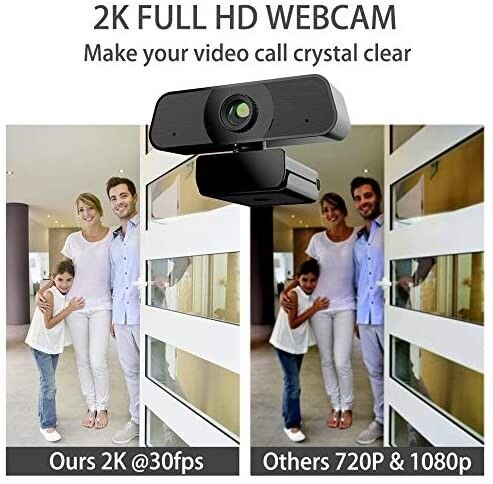 Webcam with Microphone HD Web Camera 1080P