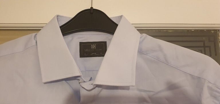 image for Marks and spencer men shirt 17 slim fit
