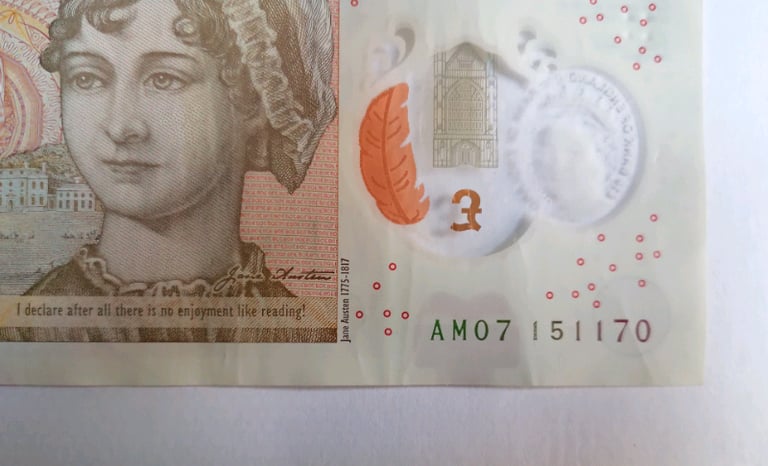LUCKY £10 AM07 151170 TEN POUND NOTE Birthday or Anniversary 15.11.70 - DATED 15th November 1970 
