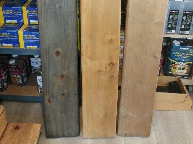 Rustic Oak Effect Shelves. Approx 50mm x 200mm and up to 3m