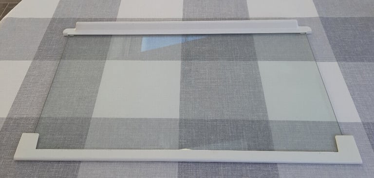 image for Glass fridge shelf - removed from our Zanussi fridge freezer. May fit others?  