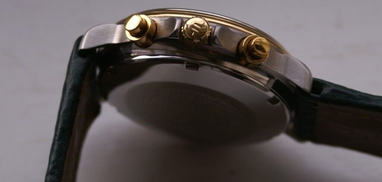 Maurice Lacroix automatic mechanical chronograph wristwatch - new old - '90s - Val 7750