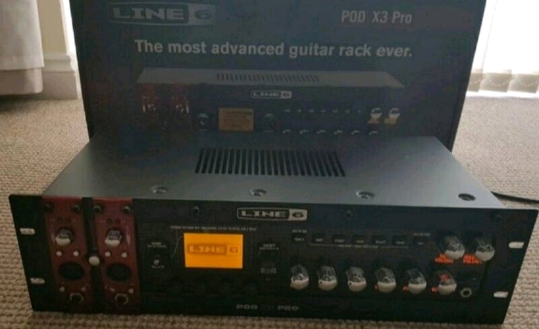 Line6 X3 PRO studio guitar effects fx preamp amplifier Line 6 POD bass
