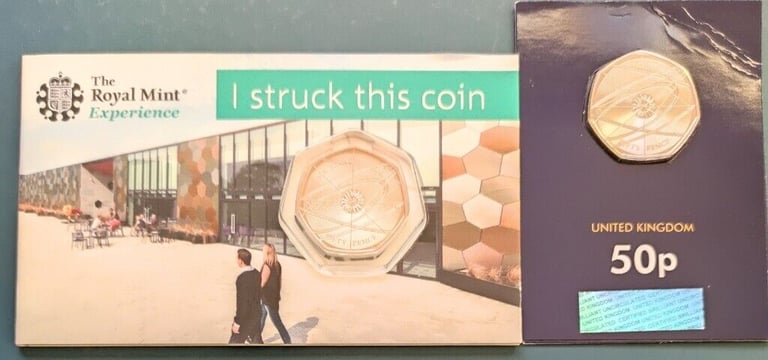 HOT!2018 Isaac Newton 50p Coin - about 20k MINTAGE, BU+2017 Isaak Newton,BU