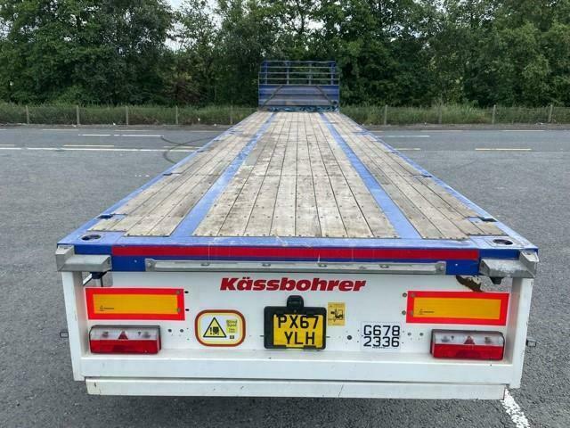 2018 KASSBOHRER 13.6M FLATBED TRAILER