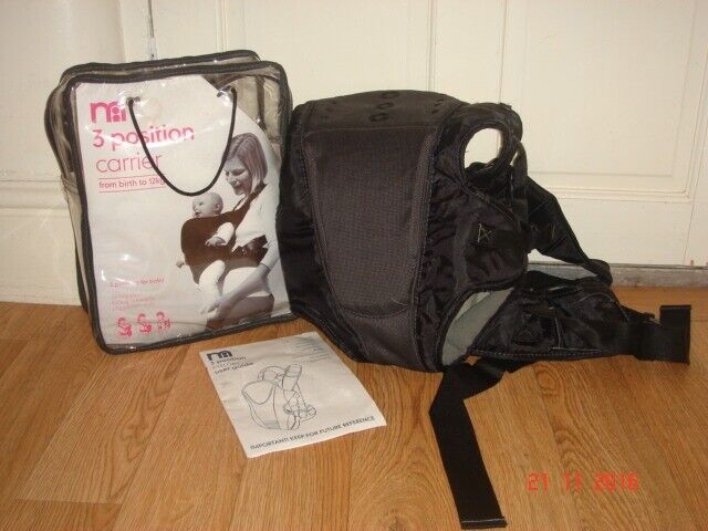 image for Mothercare 3 position baby carrier LIKE BRAND NEW £20 sorry no offers d8