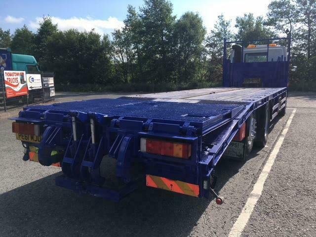 2012 DAF CF75-310 6X2 WITH 32FT PPS CHEESEWEDGE BODY