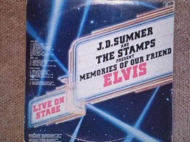 RARE: J.D Sumner and the Stamps - Memories of Our Friend Elvis 12" Record **EX**
