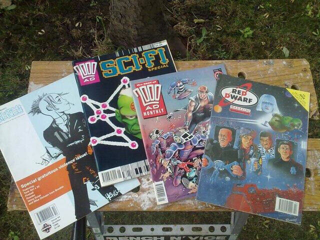  Job lot collection of Judge Dredd Graphic Novels and comics 