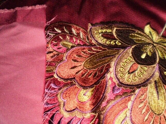 Fabric  Good Quality  Fabric  Red Burgundy  Colour New 