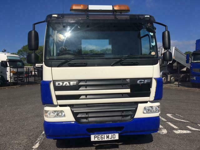 2012 DAF CF75-310 6X2 WITH 32FT PPS CHEESEWEDGE BODY
