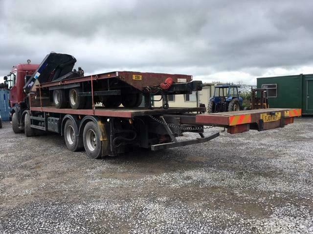 2007 SCANIA R380 8X4 SLEEPERCAB HIAB FLATBED COUPLED WITH 20FT TRAILER