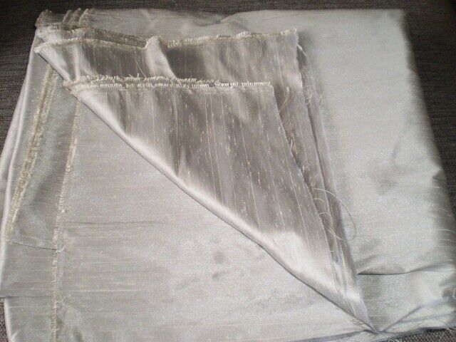Fabric  Good Quality  Fabric  Silver  Colour New 