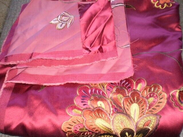 Fabric  Good Quality  Fabric  Red Burgundy  Colour New 