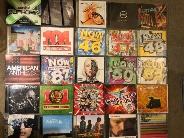 Dance, pop, soul and indie CD's.