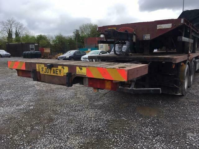 2007 SCANIA R380 8X4 SLEEPERCAB HIAB FLATBED COUPLED WITH 20FT TRAILER