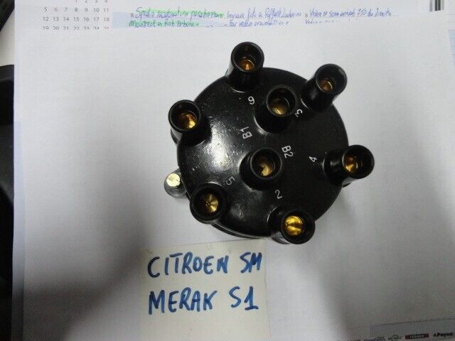 Distributor cap for Citroen SM and Maserati Merak s1