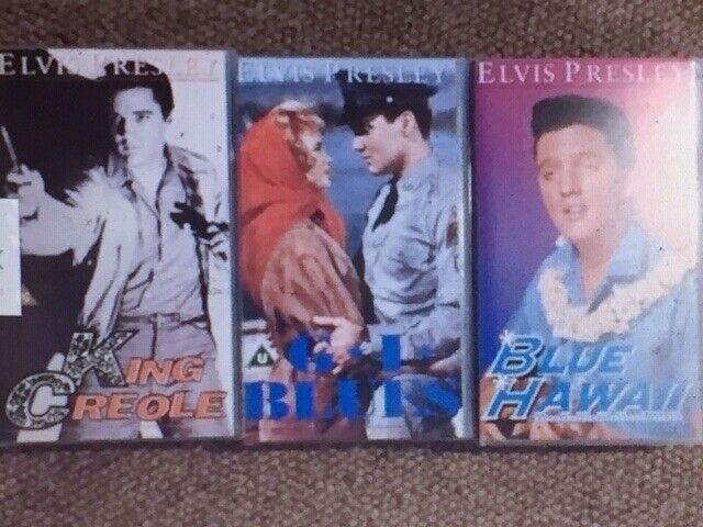 RARE: 'Elvis Presley The Movies' VHS x7 Boxset **EX**