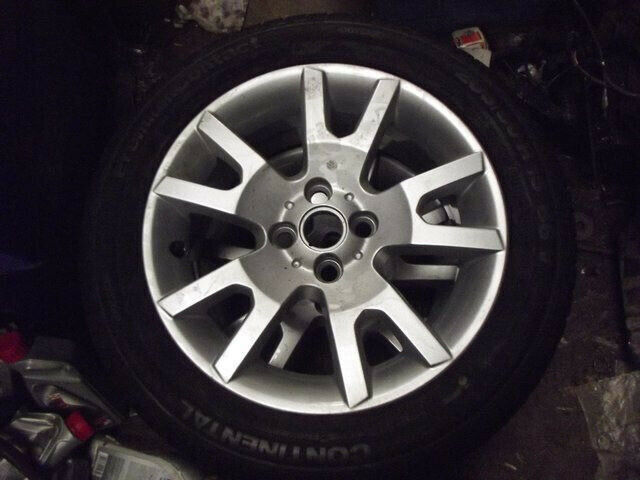 MGF MGTF 16 inch VEE SPOKE ALLOY WHEELS AND TYRES NEW ALSO 16 INCH WHEELS IN BLACK 