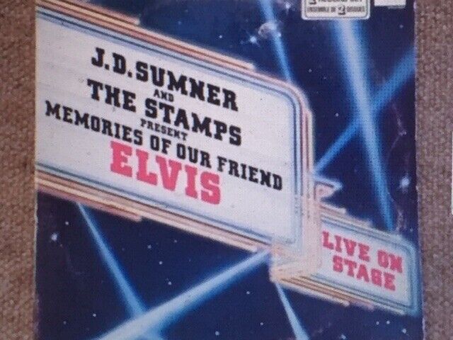 RARE: J.D Sumner and the Stamps - Memories of Our Friend Elvis 12" Record **EX**
