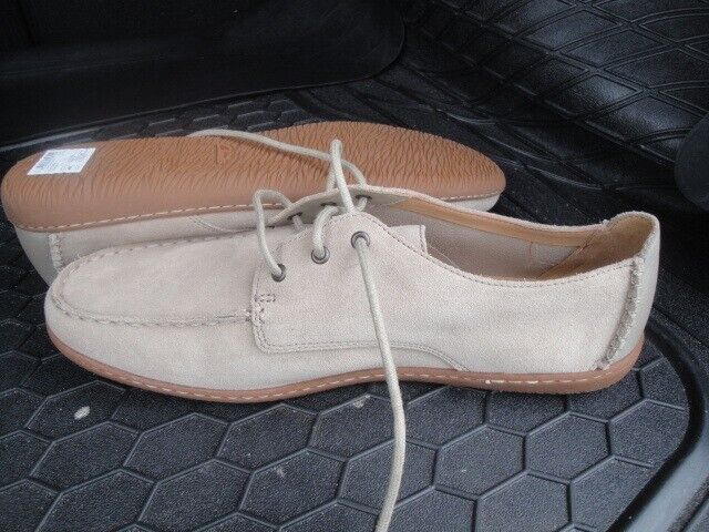 Clarks Brown Suede Type Lace Up Shoes Size 10.5G New