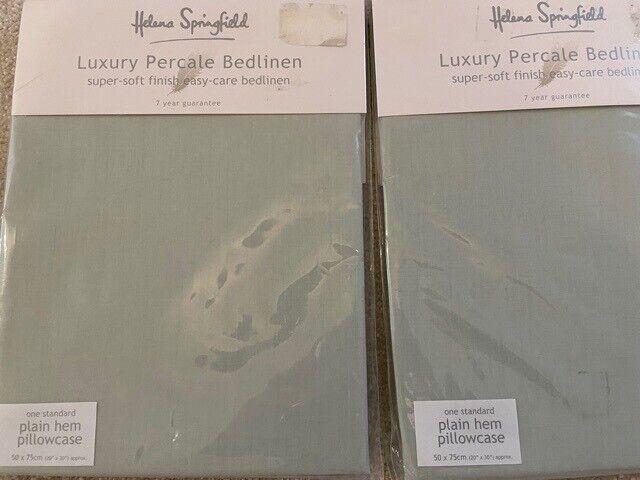 2 NEW HELENA SPRINGFIELD PILLOW CASES 