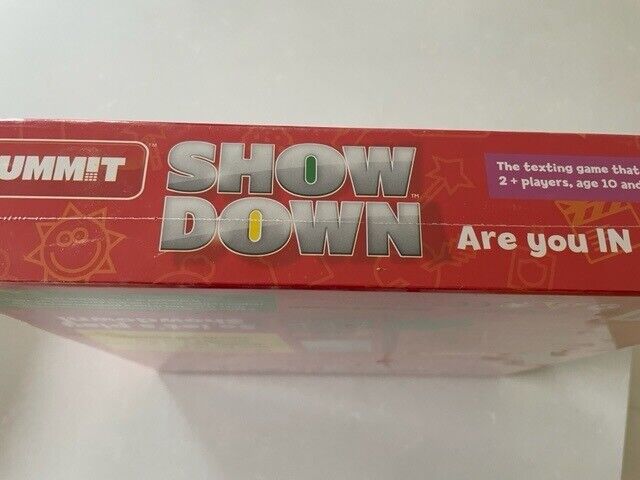 SHOW DOWN - Texting Game by Summit ,NEW & SEALED