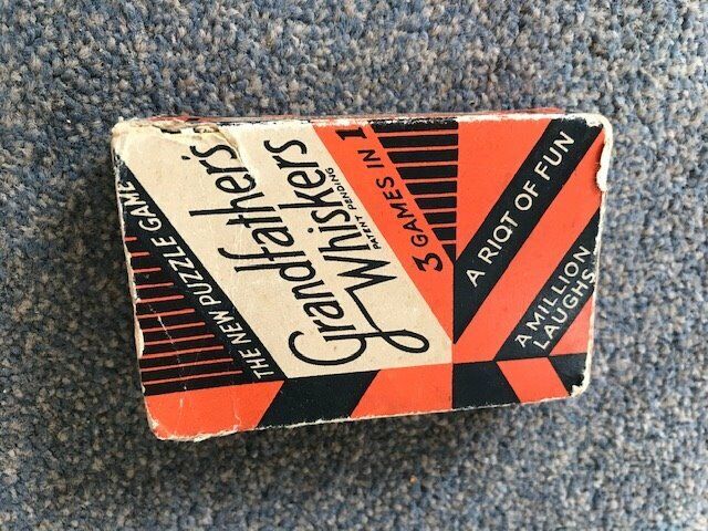 Grandfather's Whiskers ,a  vintage card game
