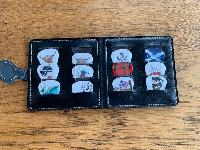 image for Clinky Scottish Plectrum Selection With Wallet 