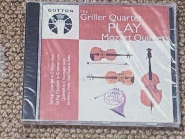 Mozart Quintets GRILLER QUARTET CD **BRAND NEW**