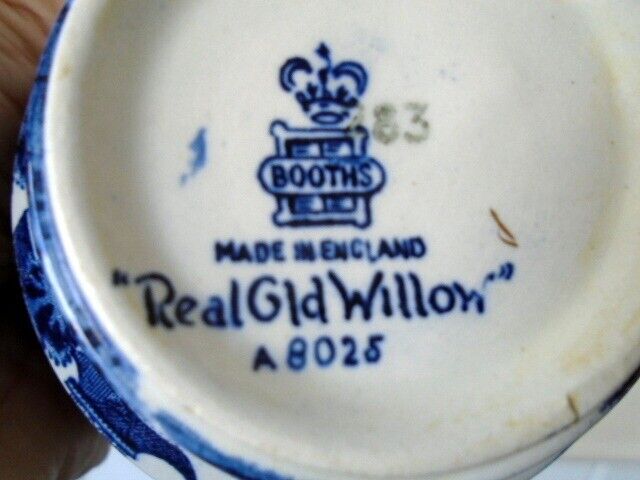 Real Old Willow six coffee cups and saucers (A8025)