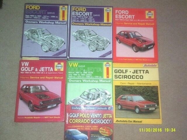 image for Haynes Car Manuals, various from 60's, 70's and 80's. Petroliana, Maintenance and repair.