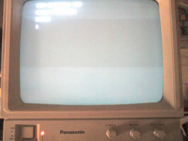 PANASONIC Model WV-BM BNC Input Black & White Video Monitor Mains / 12v -USED-B2