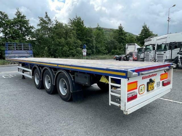 2018 KASSBOHRER 13.6M FLATBED TRAILER
